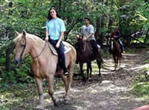 riding in the Poconos